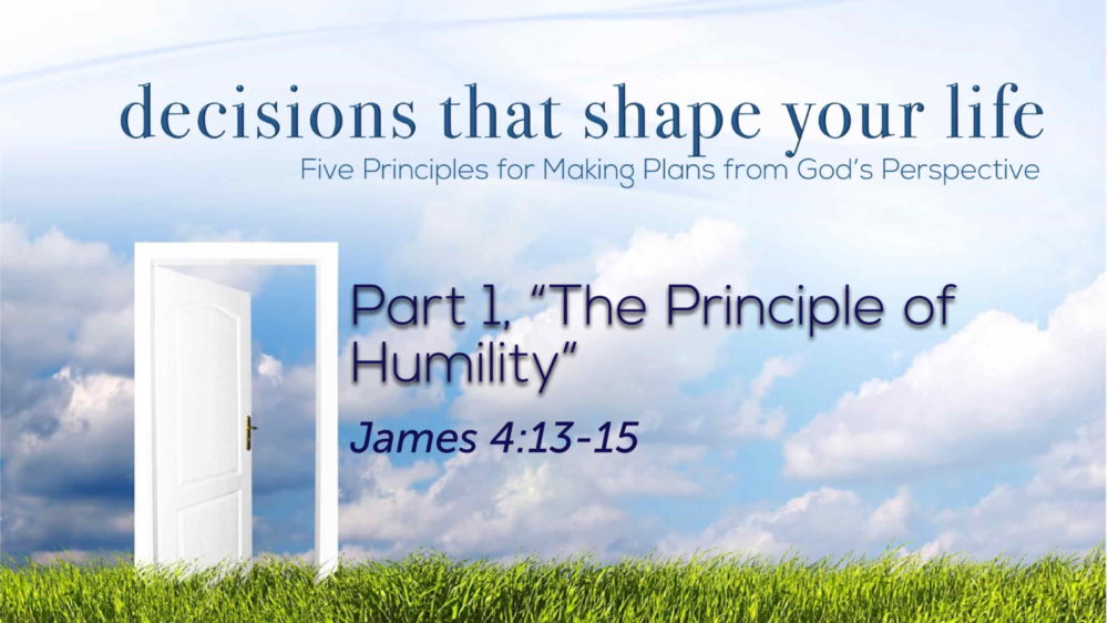 Part 1, “The Principle of Humility” Image